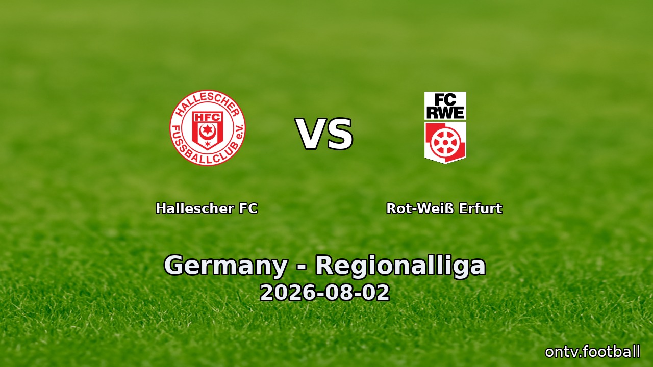 Hallescher FC vs Rot-Weiß Erfurt