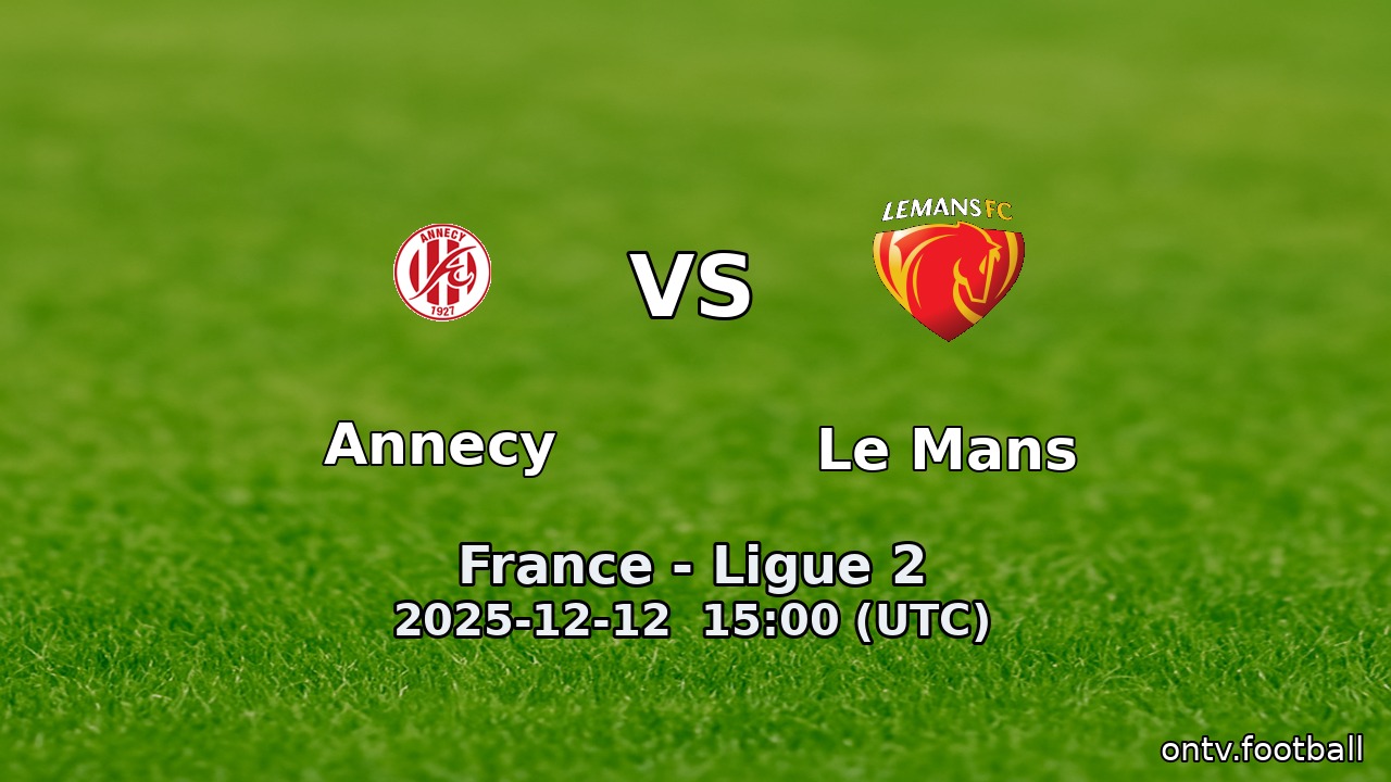 Annecy vs Le Mans