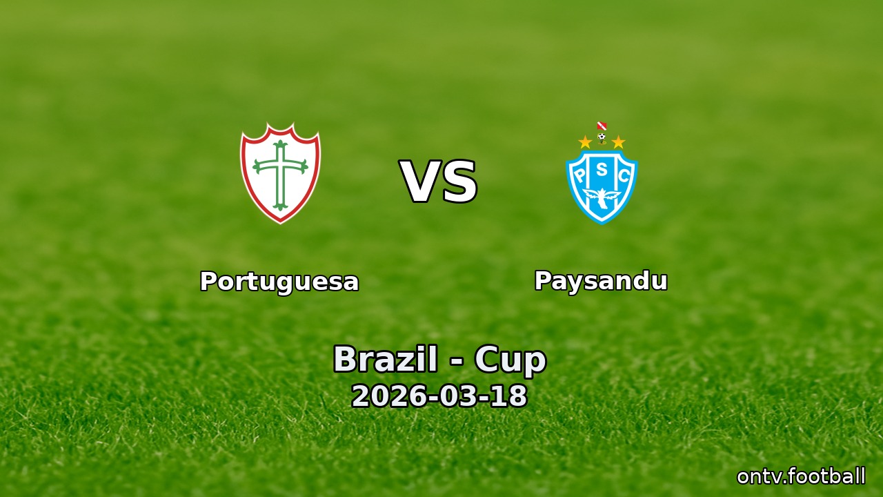 Portuguesa vs Paysandu