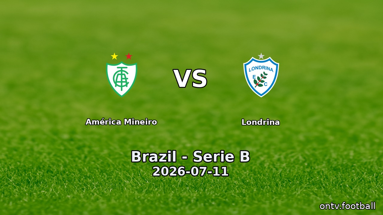América Mineiro vs Londrina