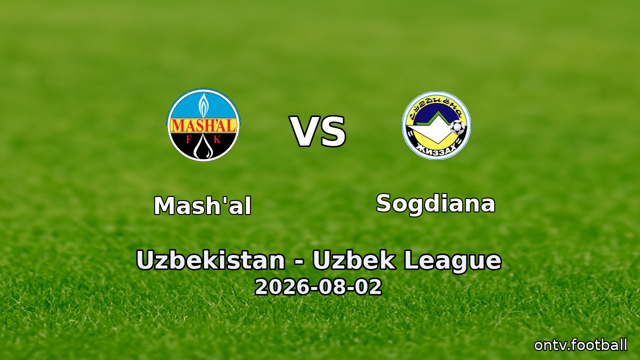 Mash'al vs Sogdiana