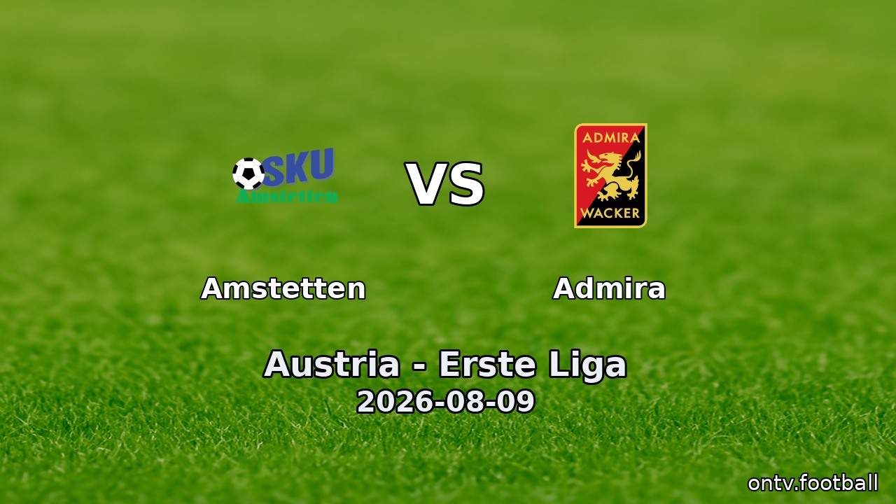 Amstetten vs Admira