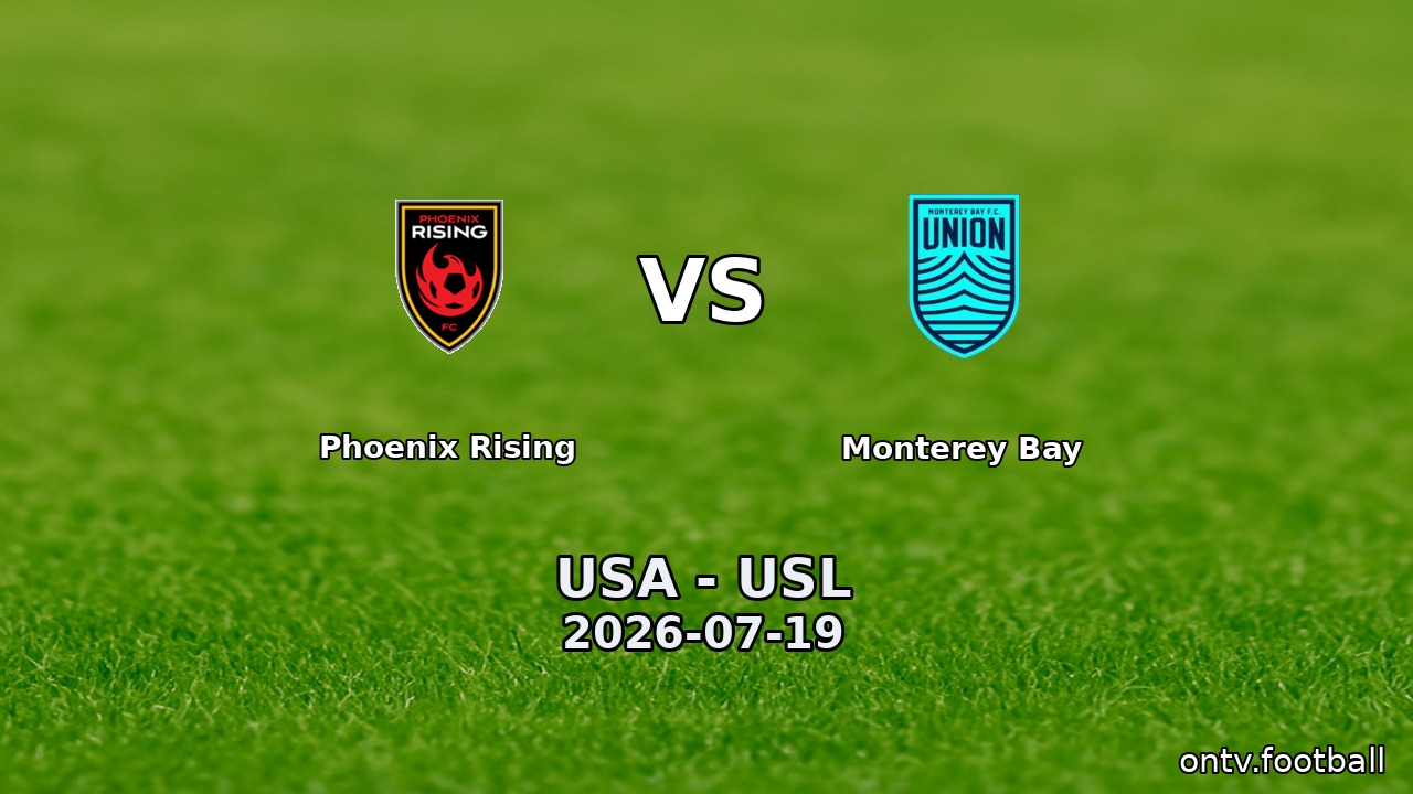 Phoenix Rising vs Monterey Bay
