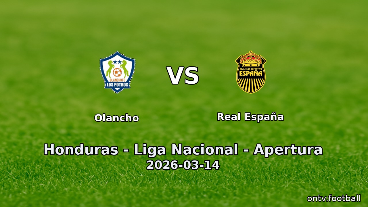 Olancho vs Real España