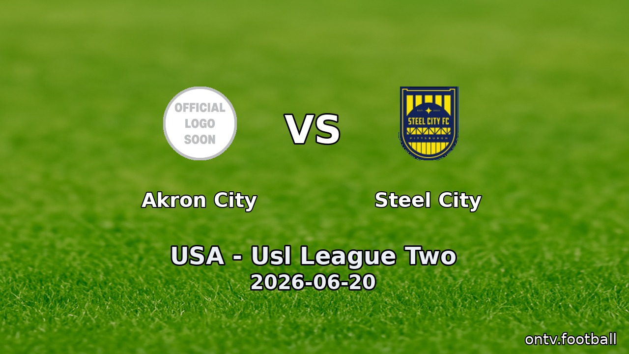 Akron City vs Steel City