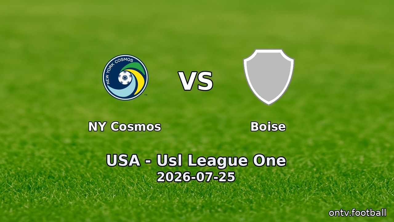 NY Cosmos vs Boise