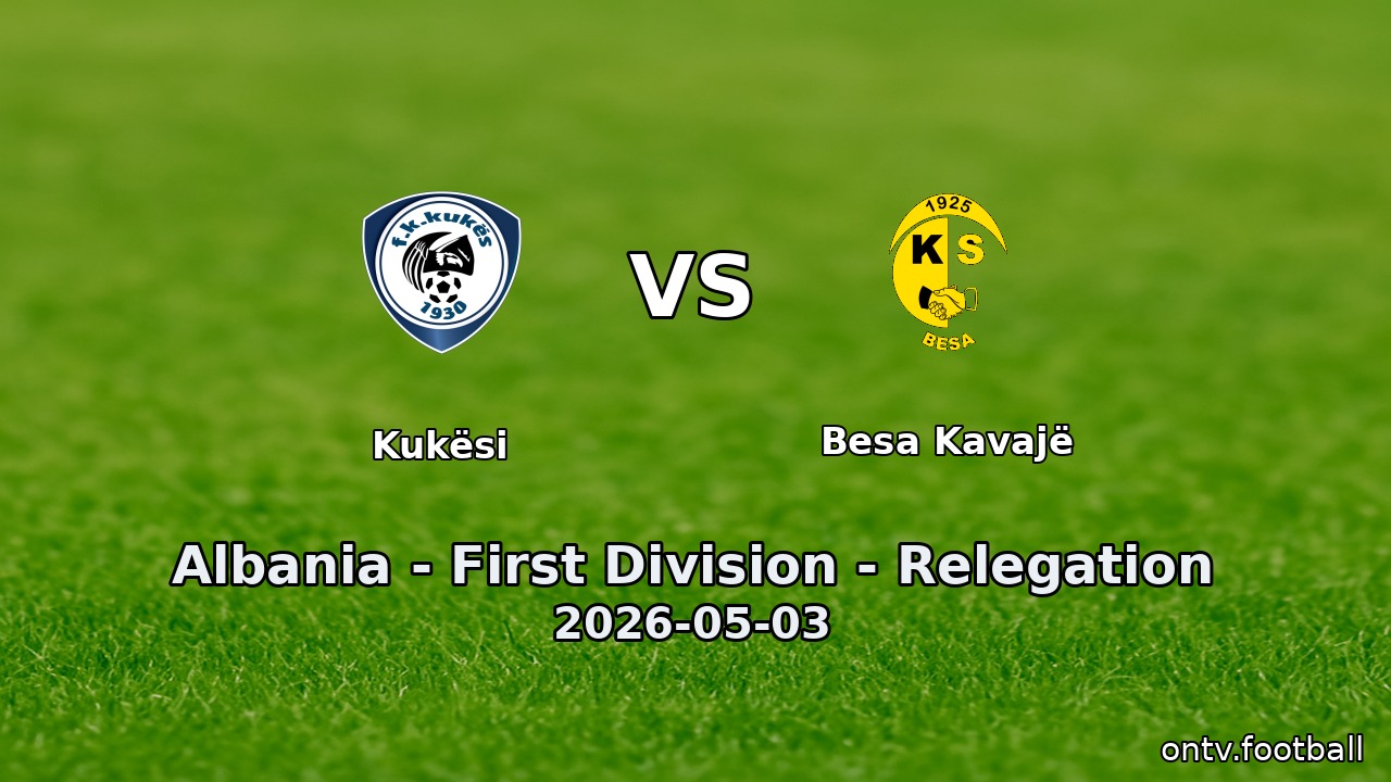 Kukësi vs Besa Kavajë