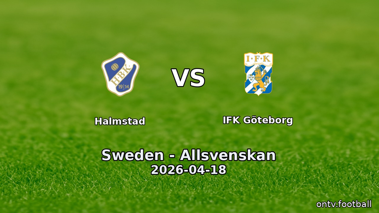 Halmstad vs IFK Göteborg