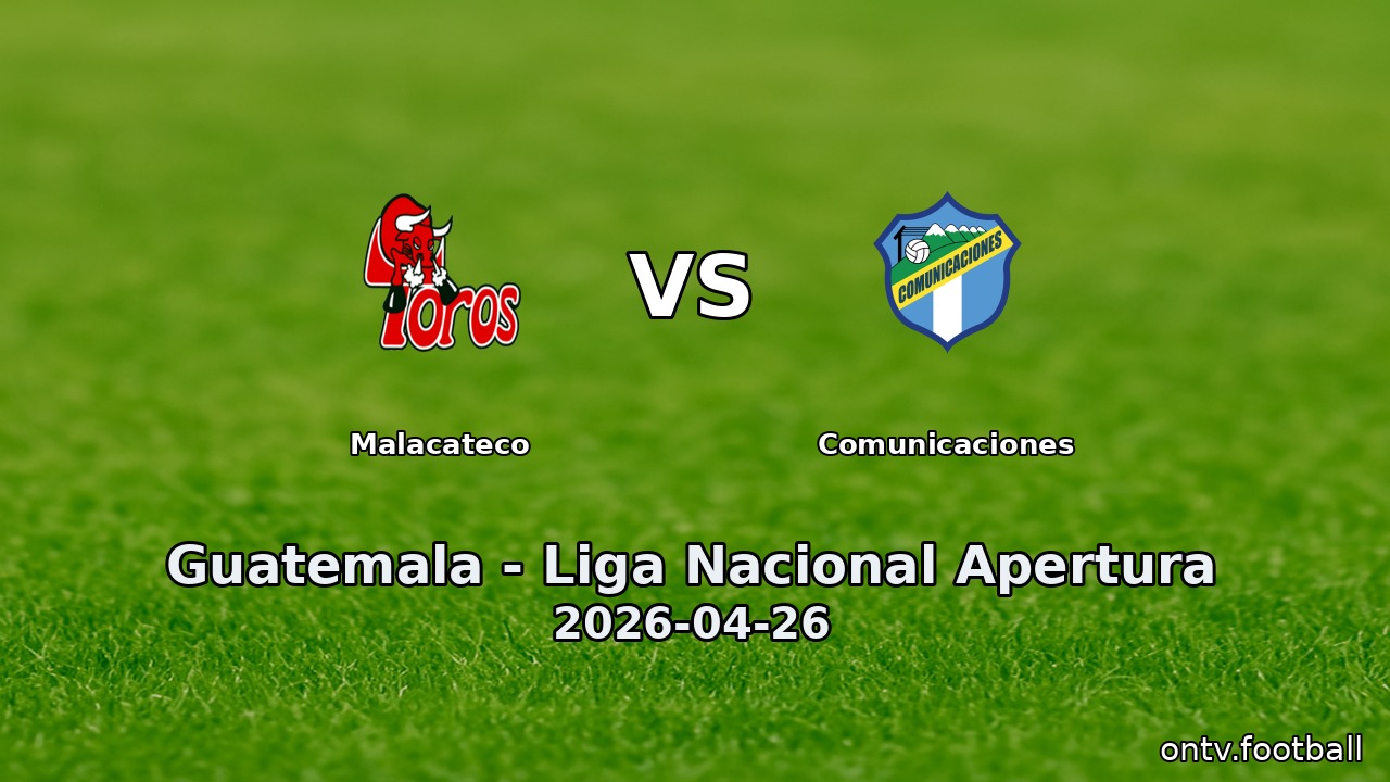 Malacateco vs Comunicaciones