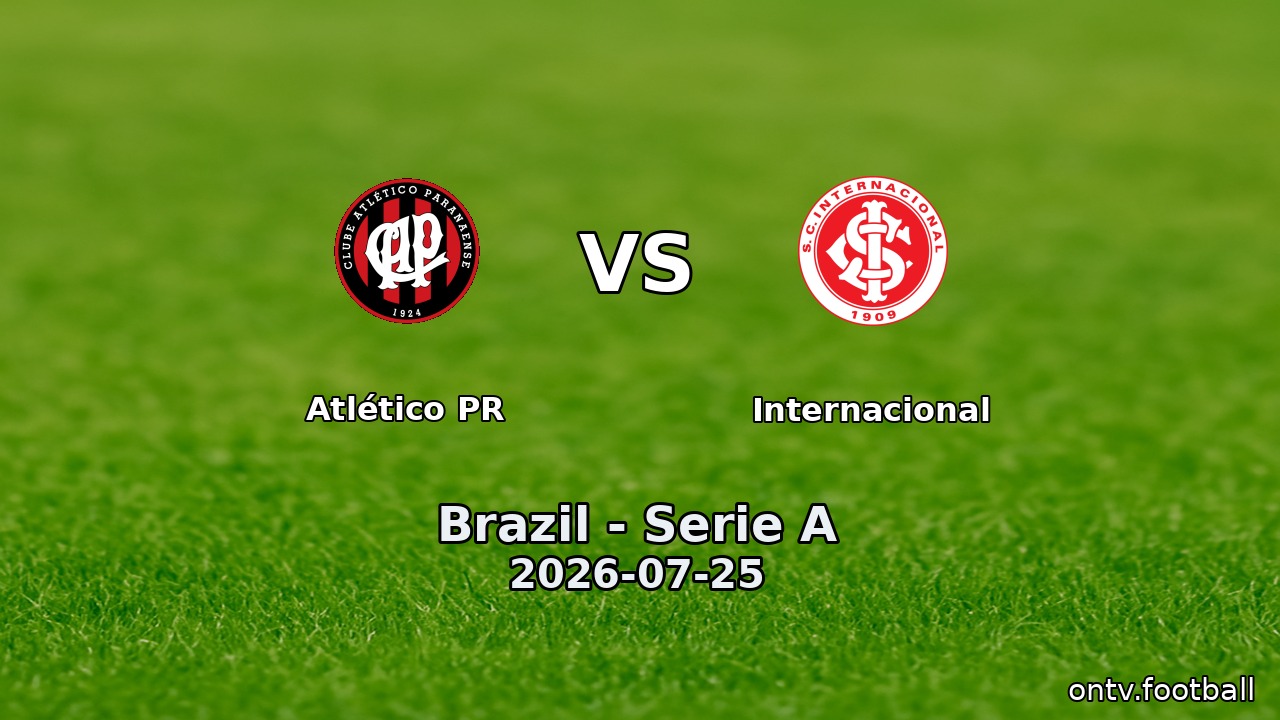 Atlético PR vs Internacional