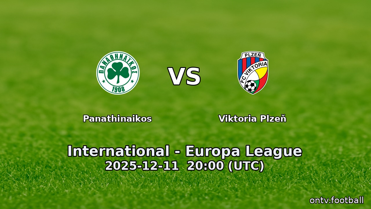 Panathinaikos vs Viktoria Plzeň