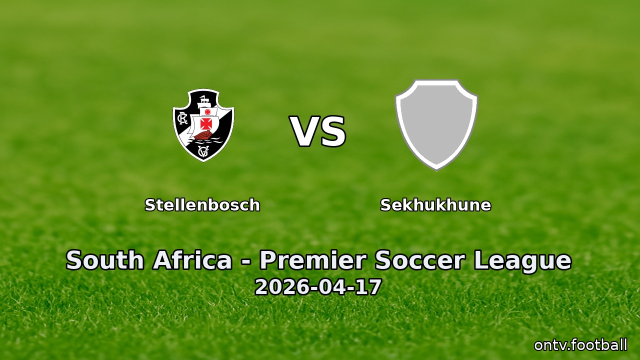 Stellenbosch vs Sekhukhune