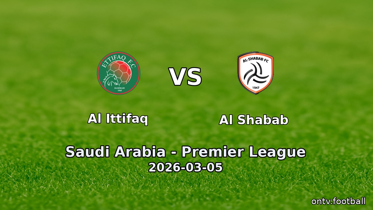Al Ittifaq vs Al Shabab