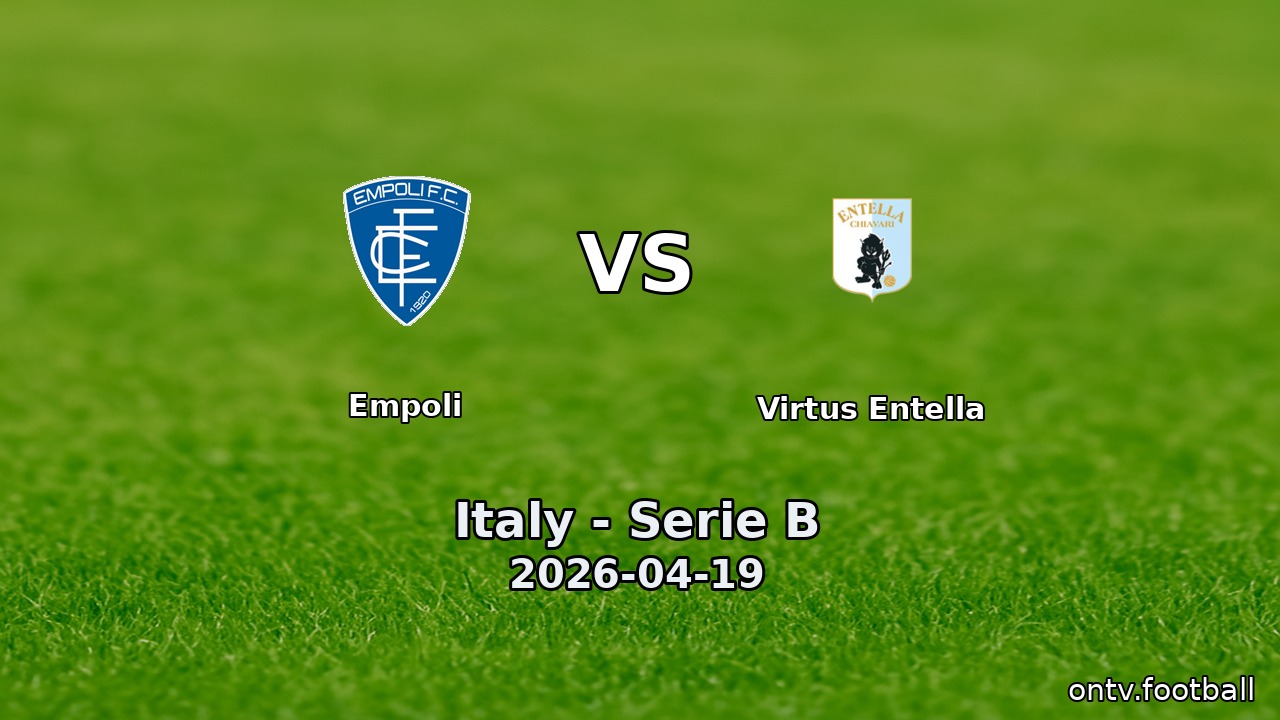 Empoli vs Virtus Entella