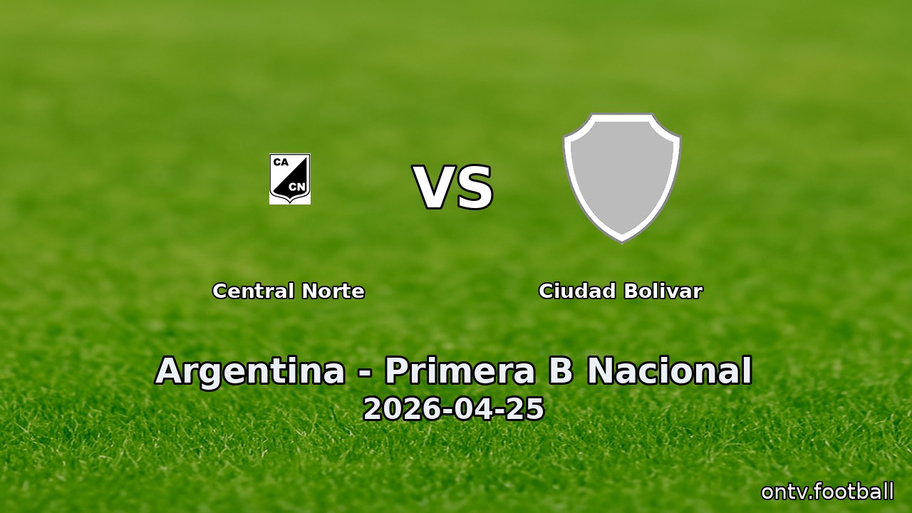 Central Norte vs Ciudad Bolivar