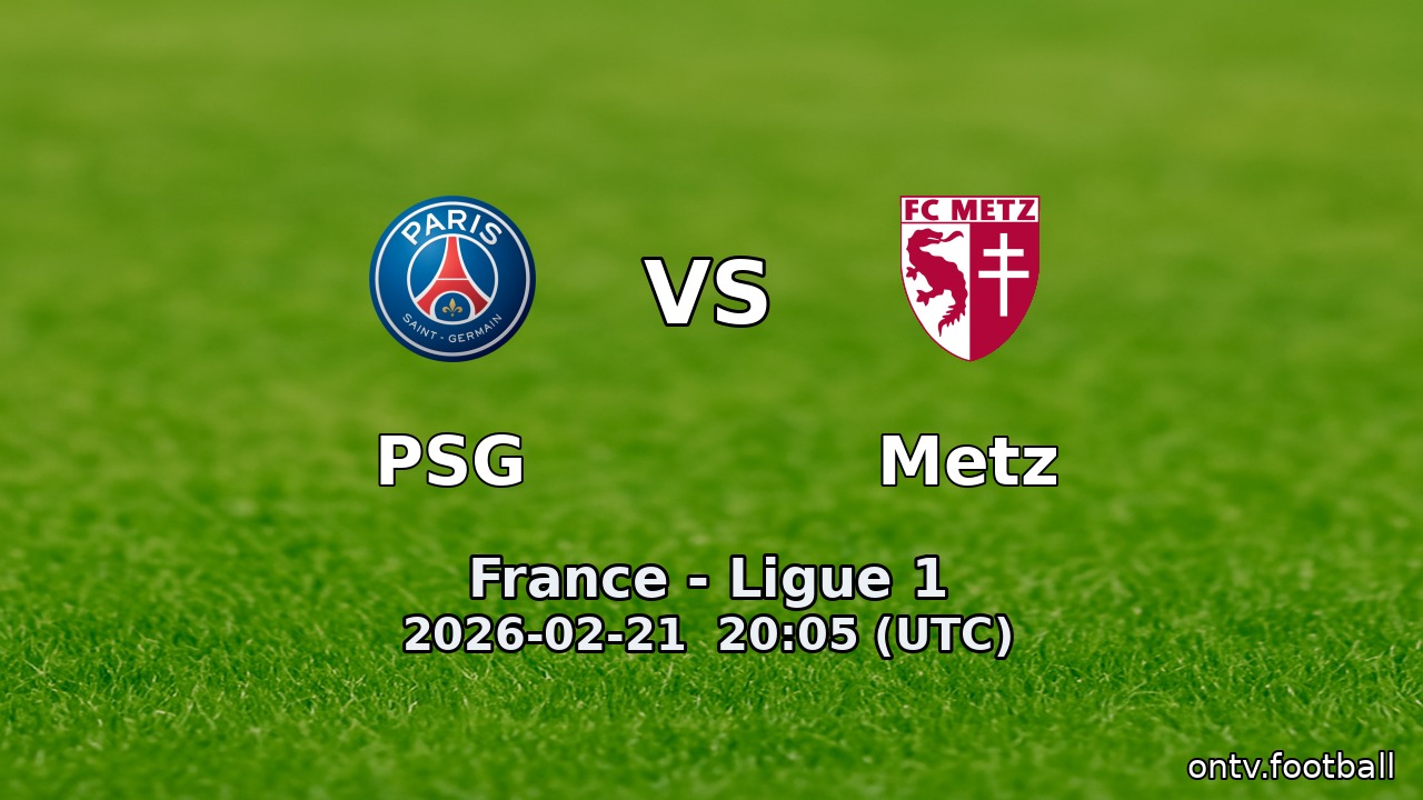 PSG vs Metz