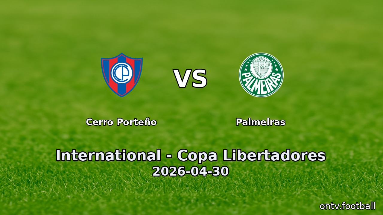 Cerro Porteño vs Palmeiras