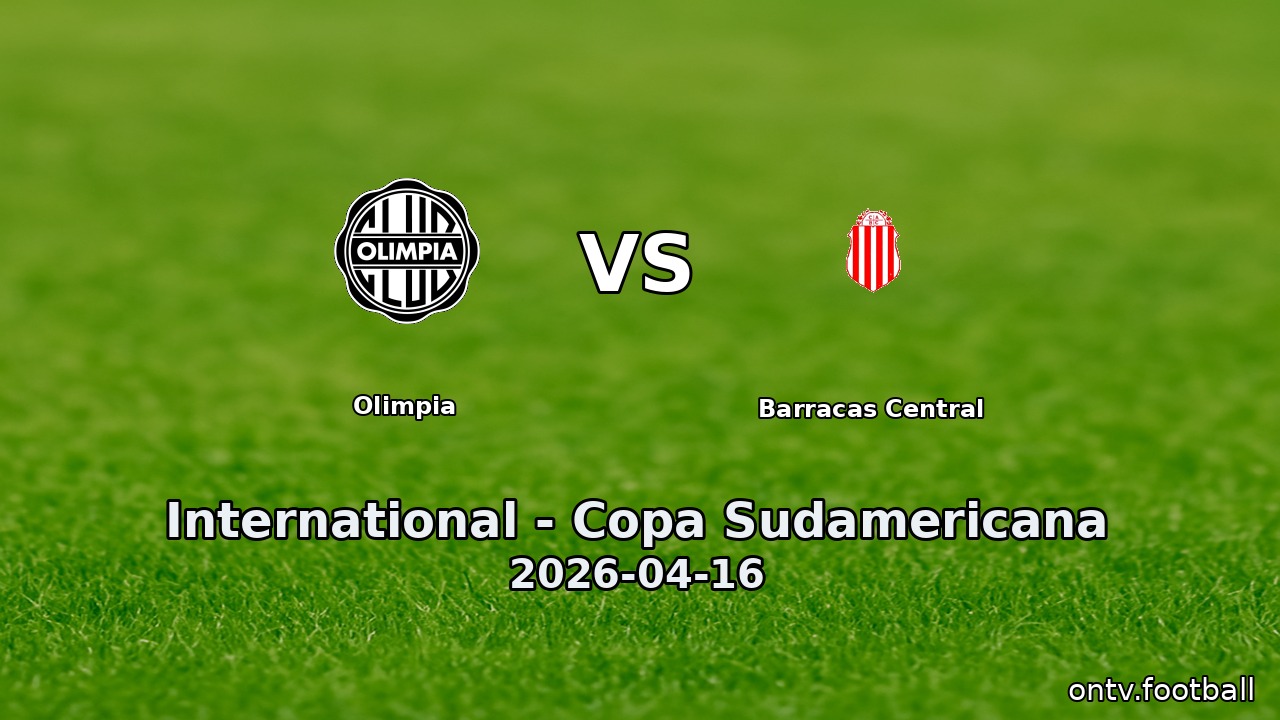 Olimpia vs Barracas Central