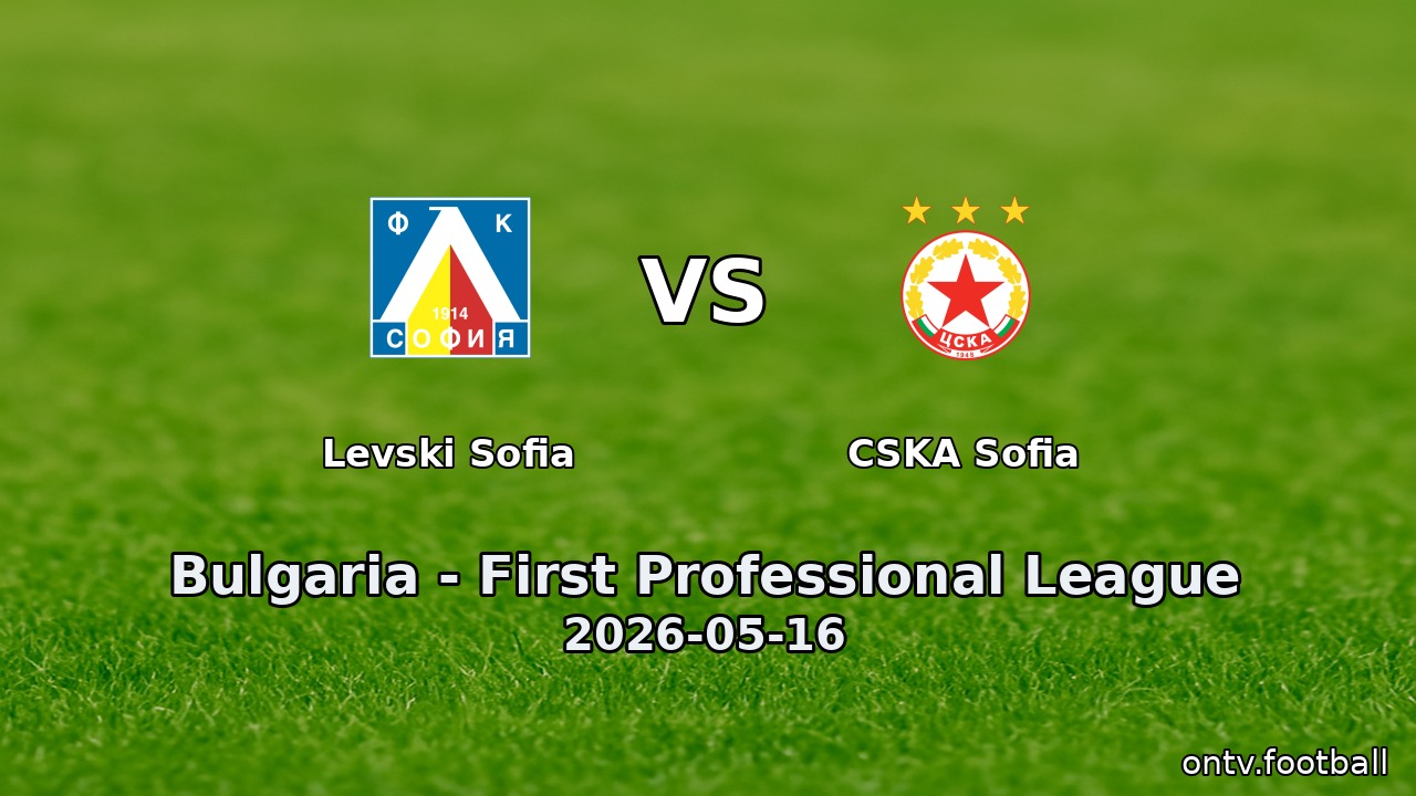 Levski Sofia vs CSKA Sofia