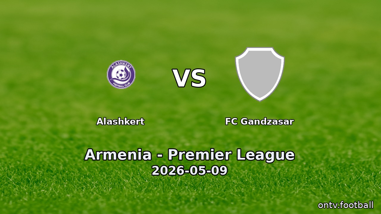 Alashkert vs FC Gandzasar