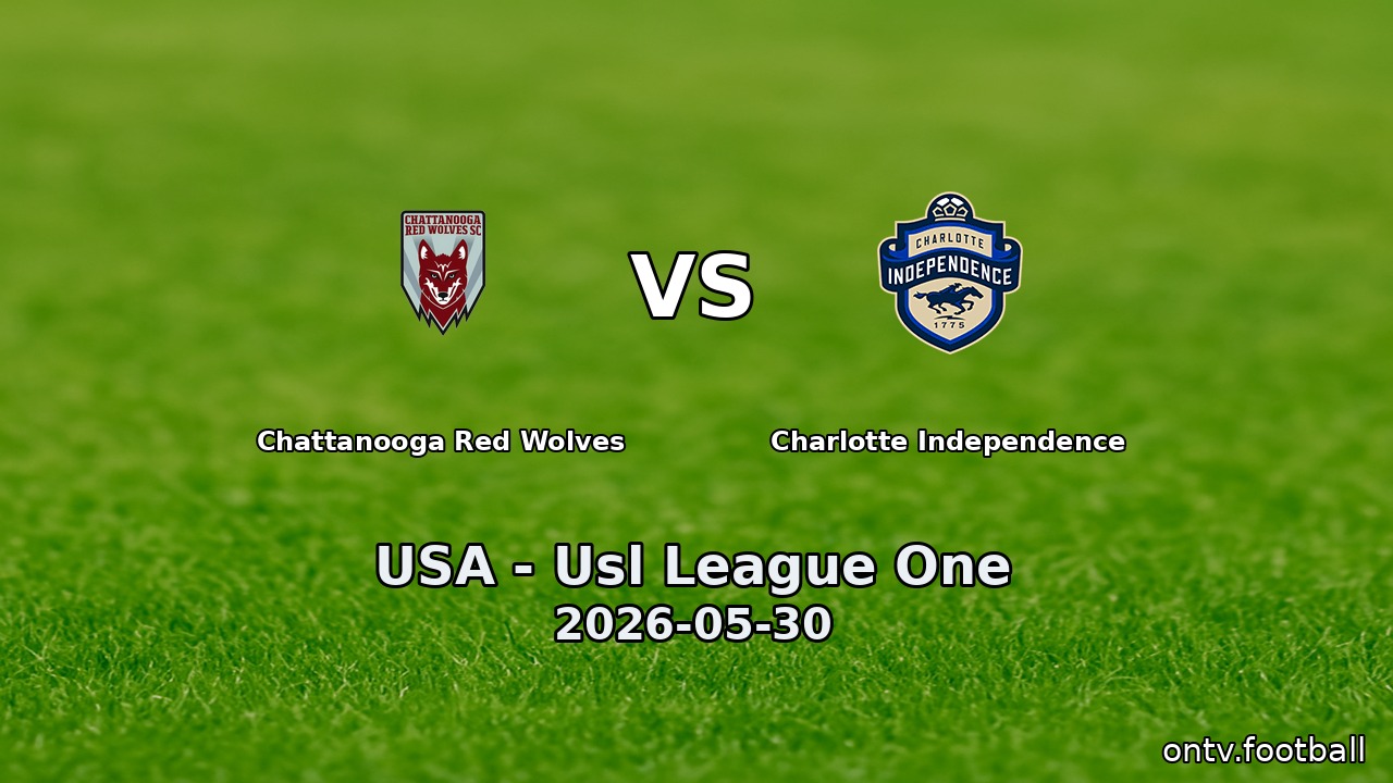 Chattanooga Red Wolves vs Charlotte Independence