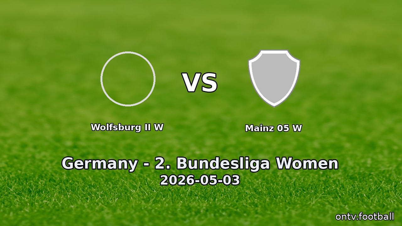 Wolfsburg II W vs Mainz 05 W
