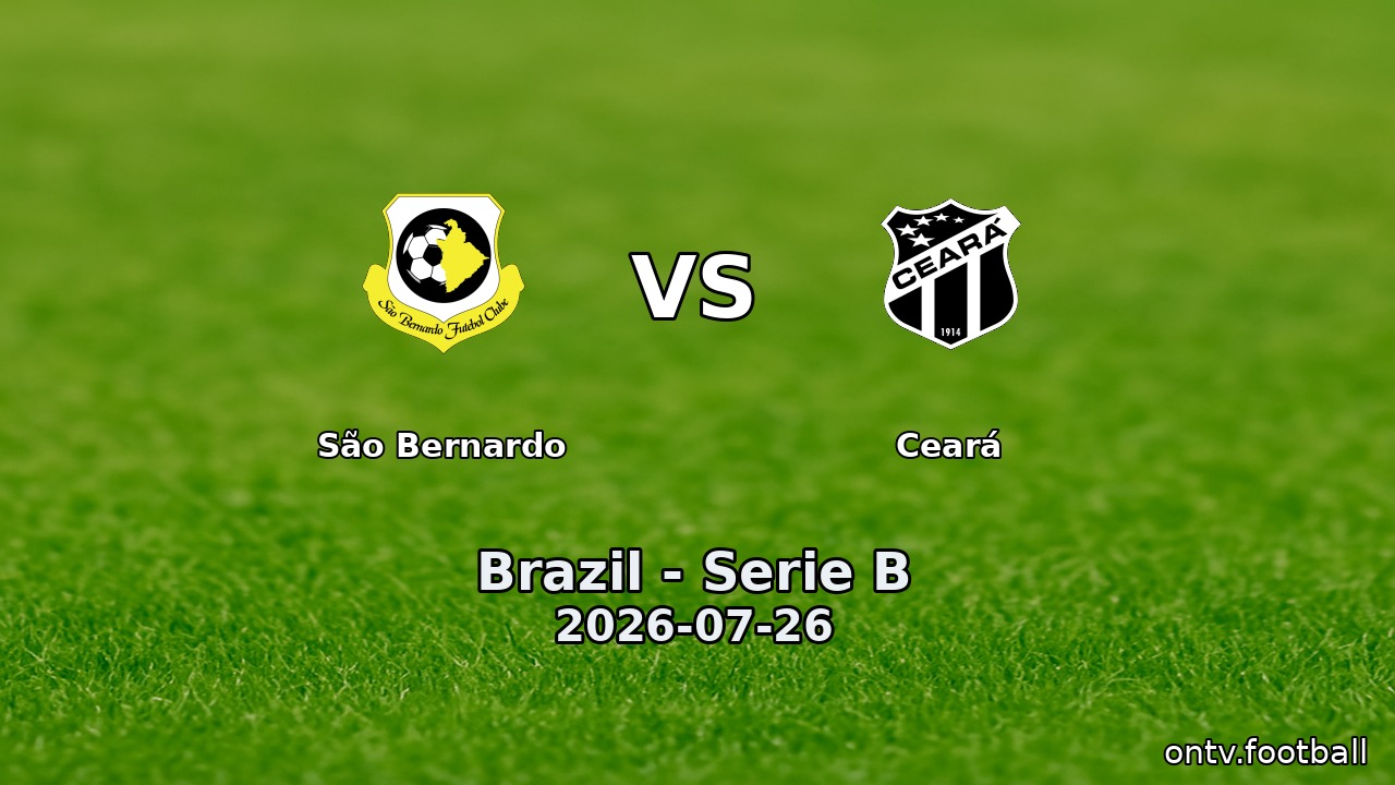 São Bernardo vs Ceará