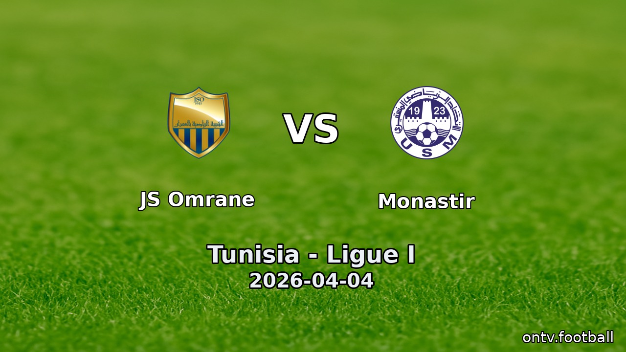 JS Omrane vs Monastir