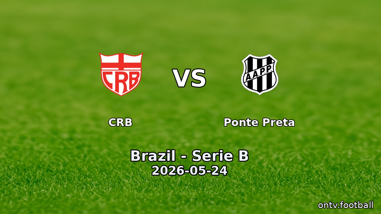 CRB vs Ponte Preta