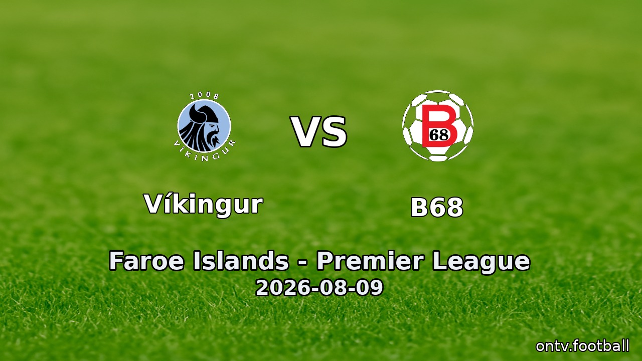 Víkingur vs B68