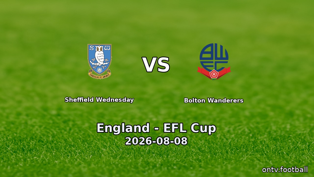 Sheffield Wednesday vs Bolton Wanderers