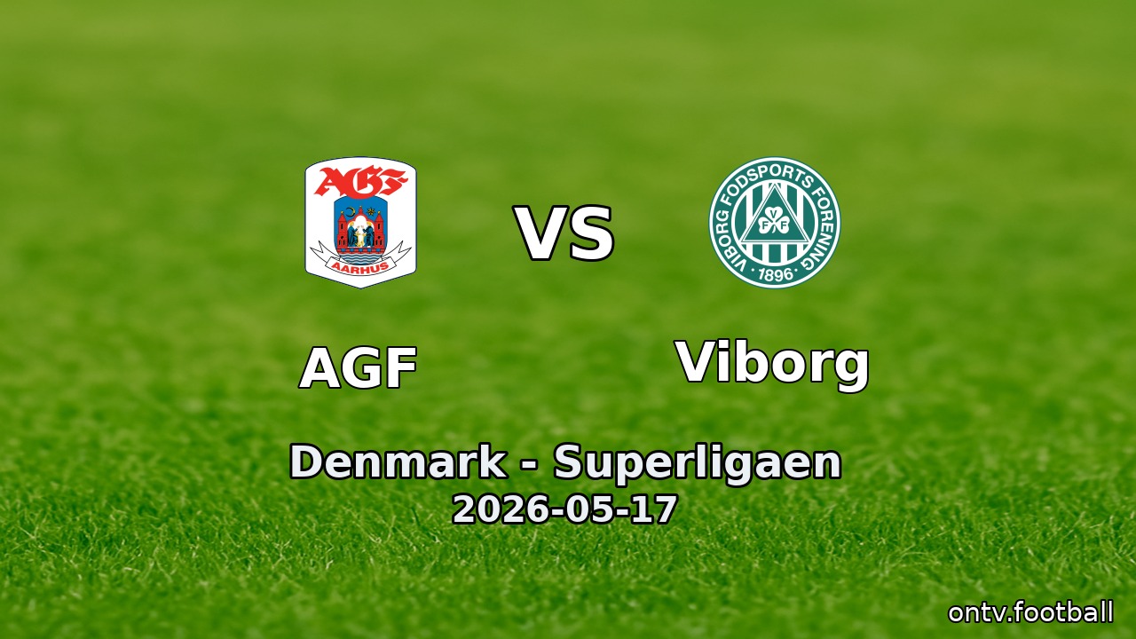 AGF vs Viborg
