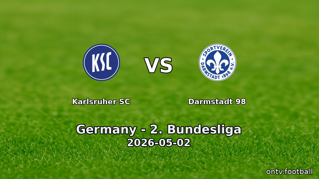 Karlsruher SC vs Darmstadt 98