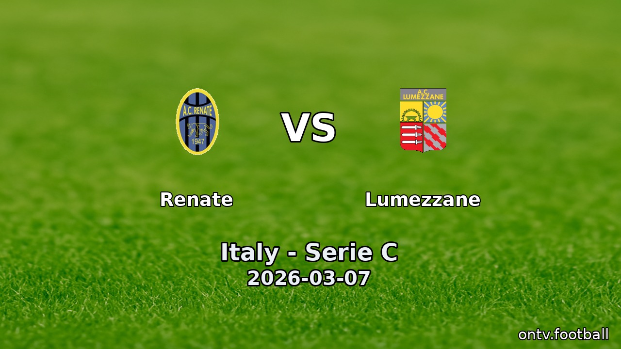 Renate vs Lumezzane