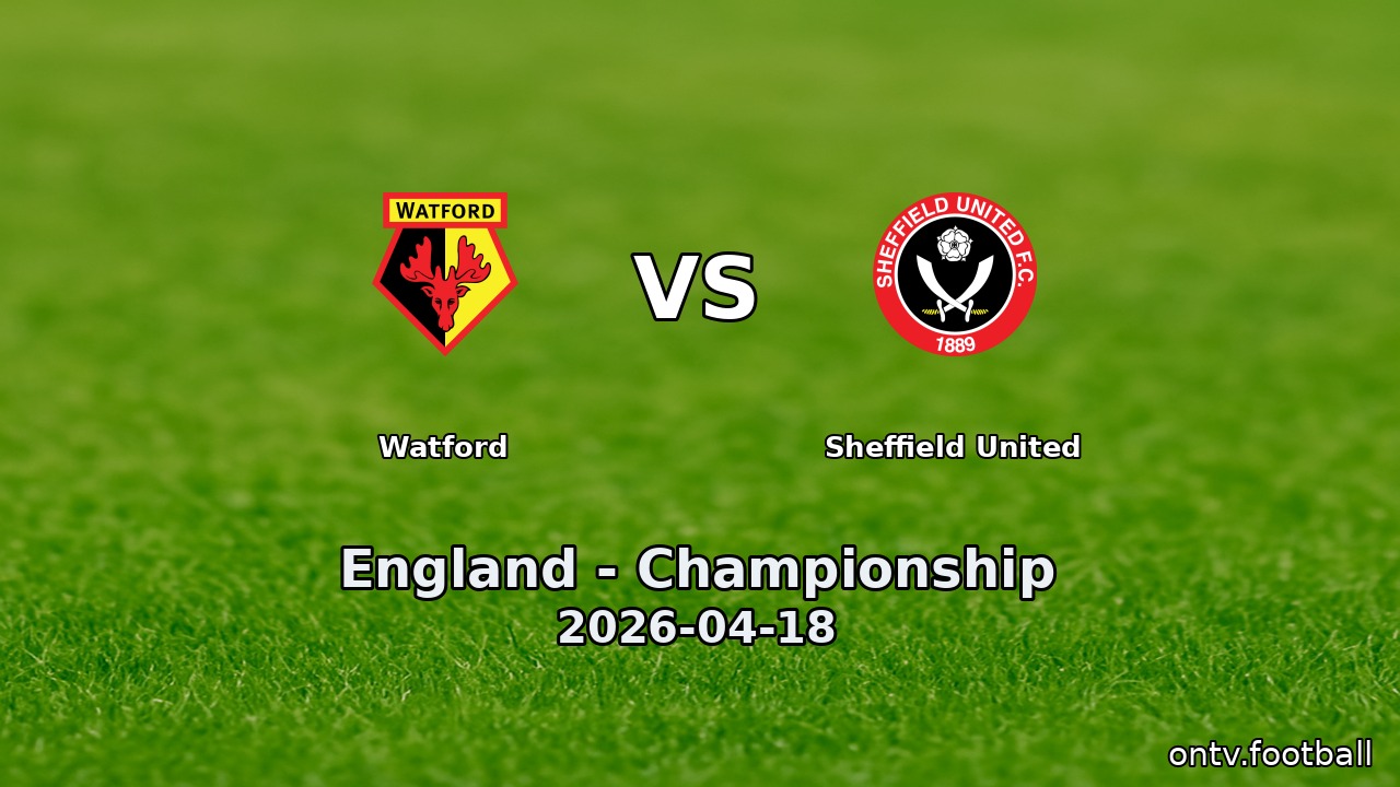 Watford vs Sheffield United
