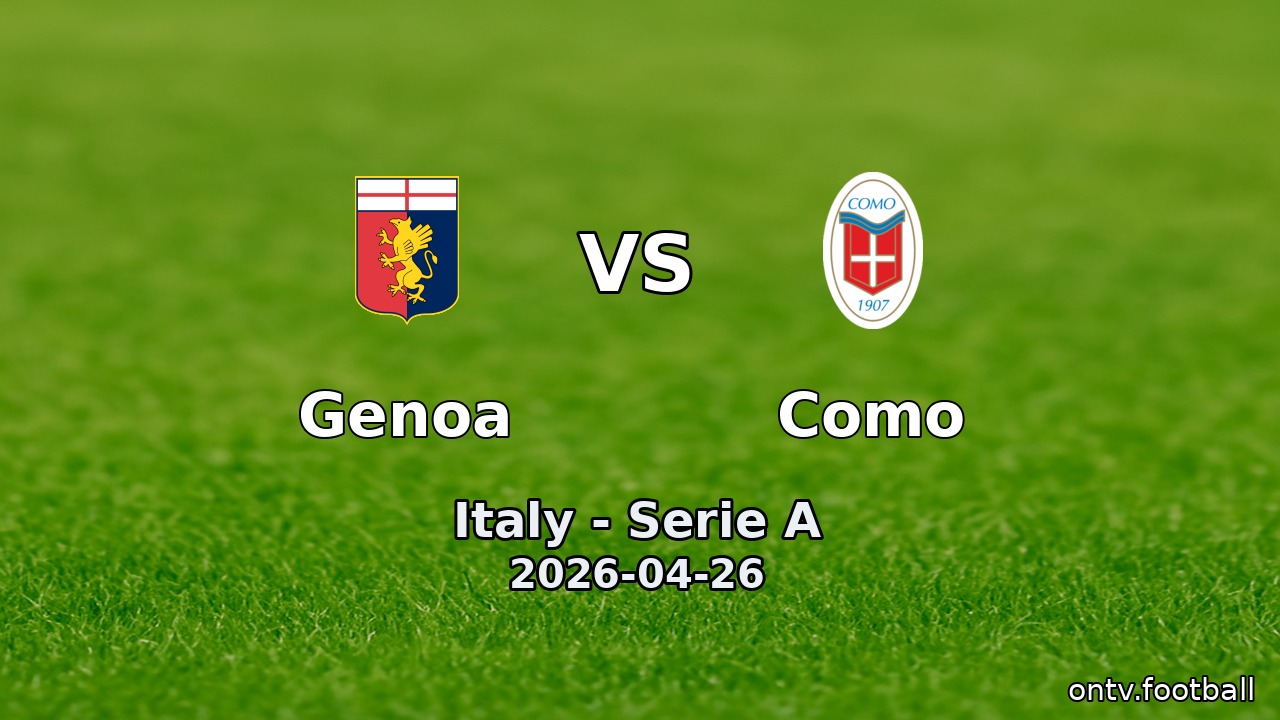 Genoa vs Como