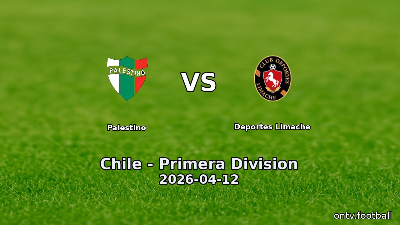 Palestino vs Deportes Limache