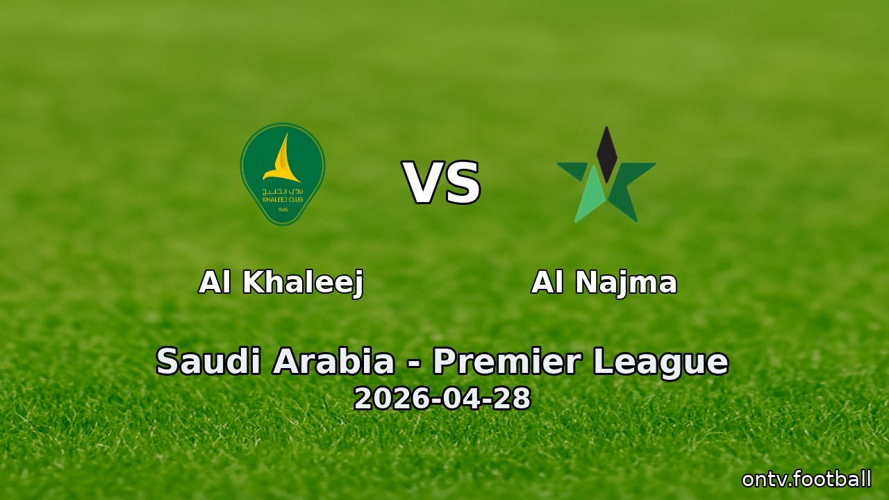 Al Khaleej vs Al Najma