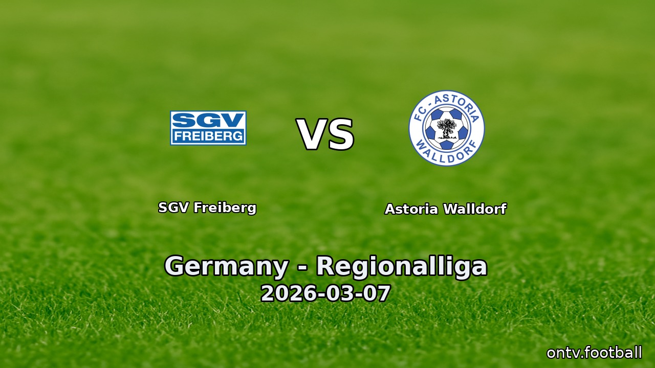 SGV Freiberg vs Astoria Walldorf
