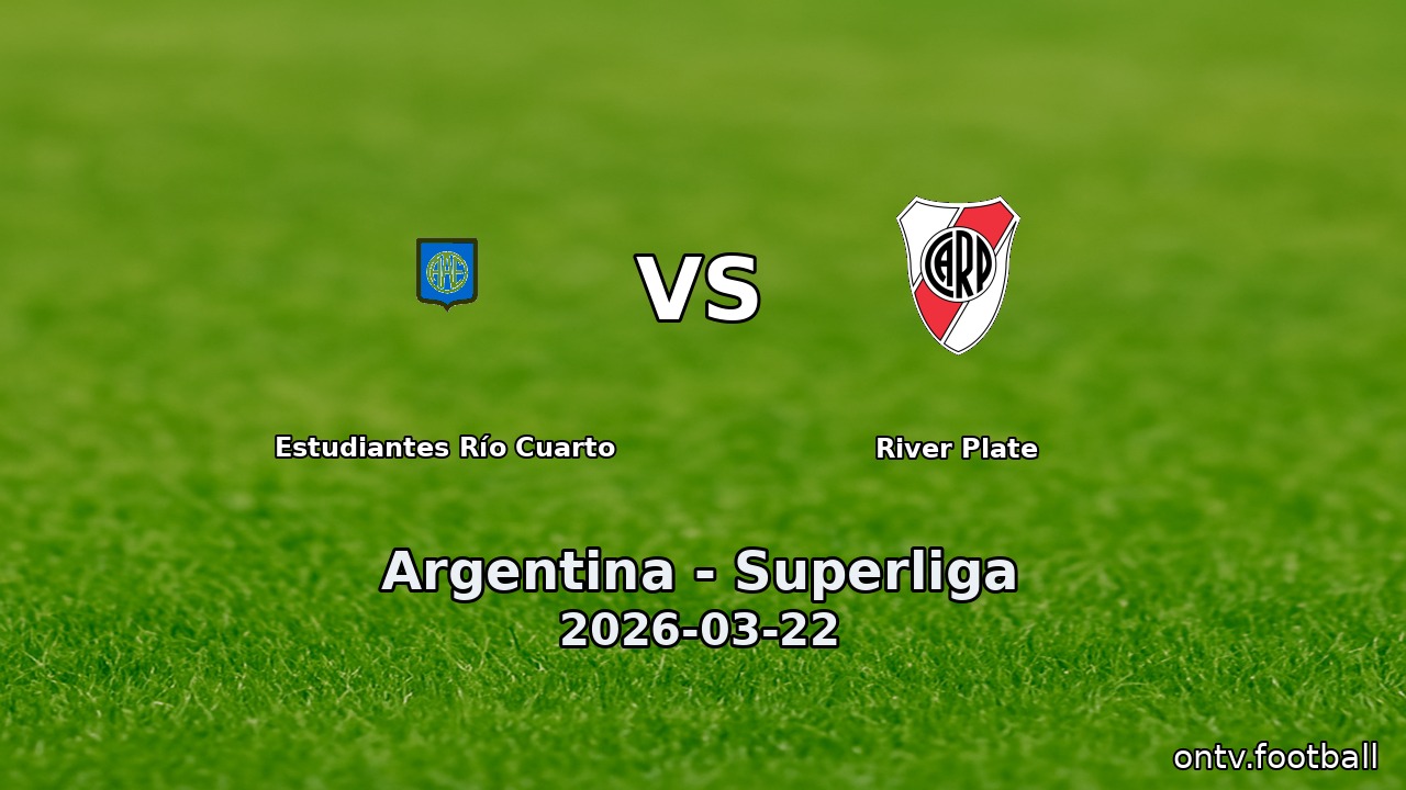 Estudiantes Río Cuarto vs River Plate