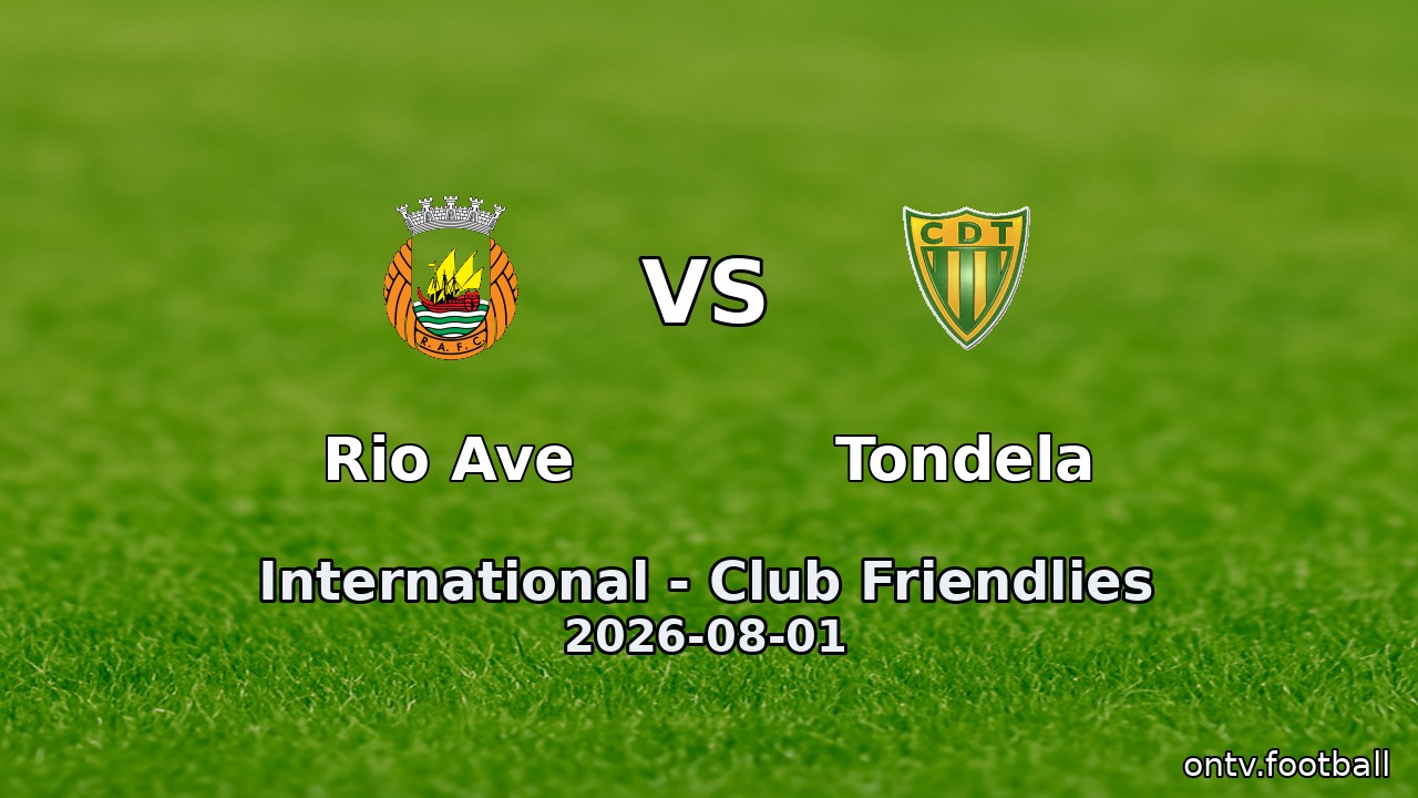 Rio Ave vs Tondela