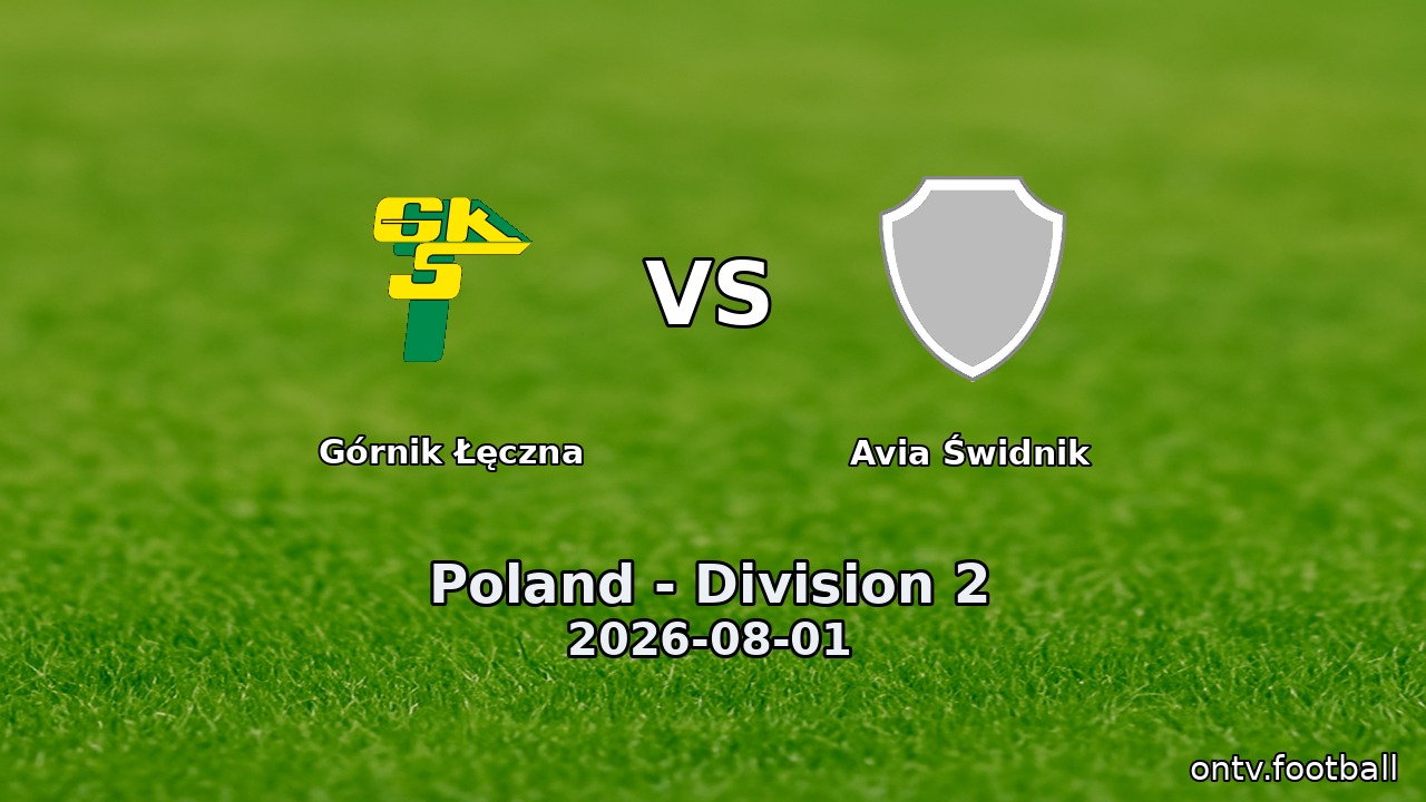 Górnik Łęczna vs Avia Świdnik