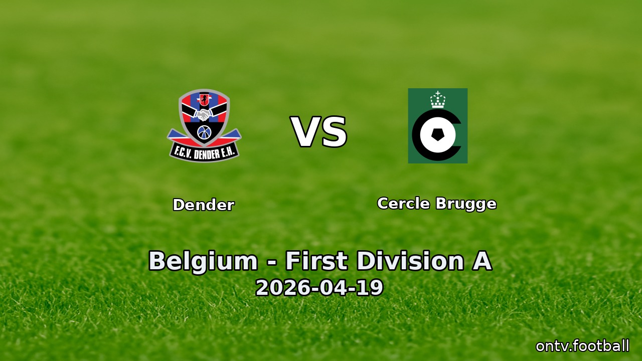 Dender vs Cercle Brugge