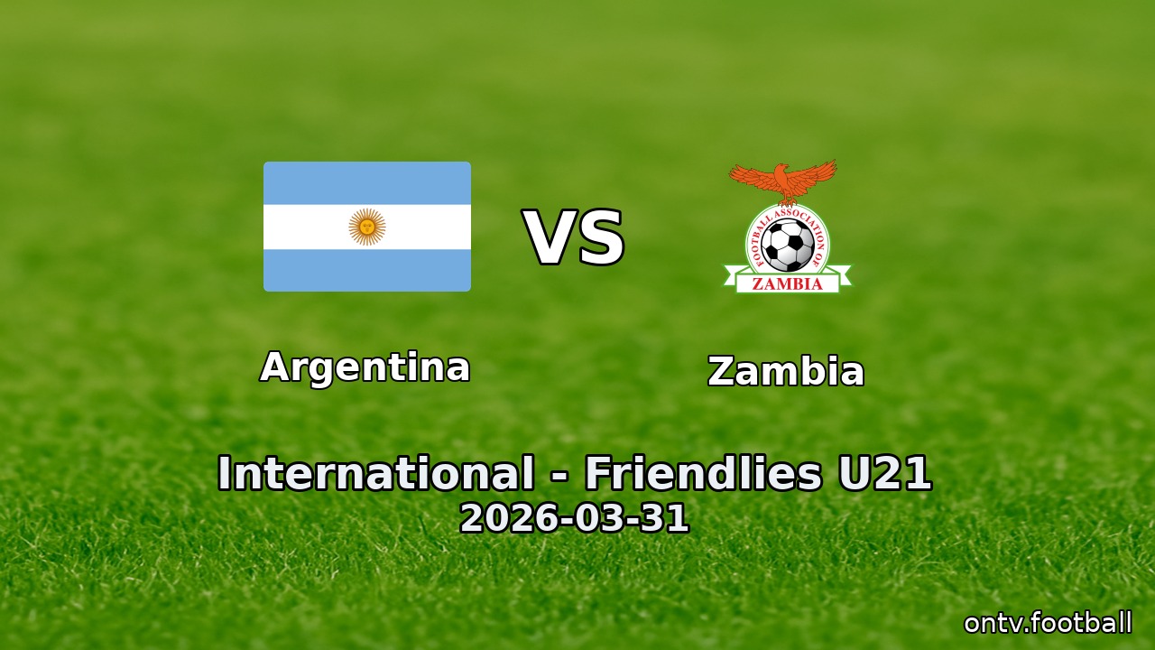 Argentina vs Zambia