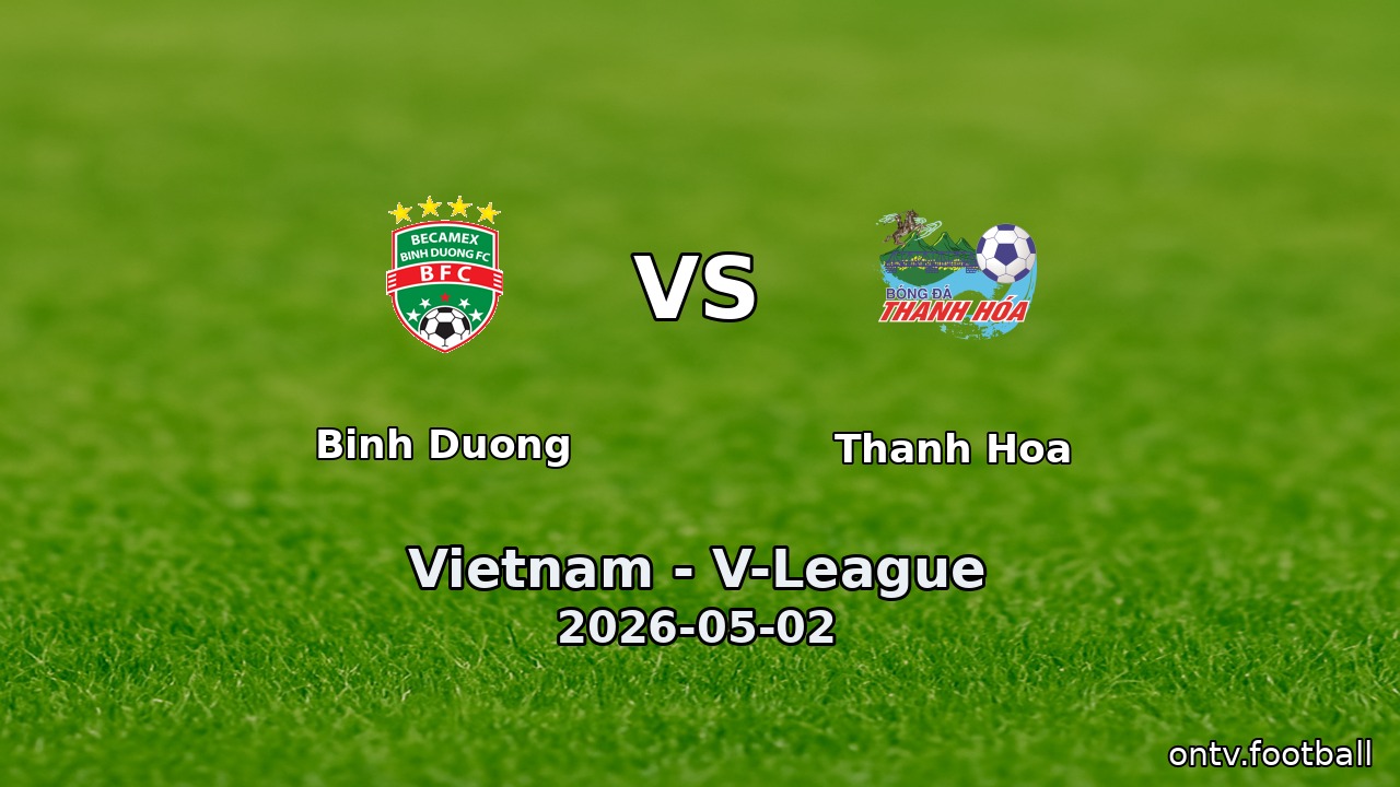 Binh Duong vs Thanh Hoa