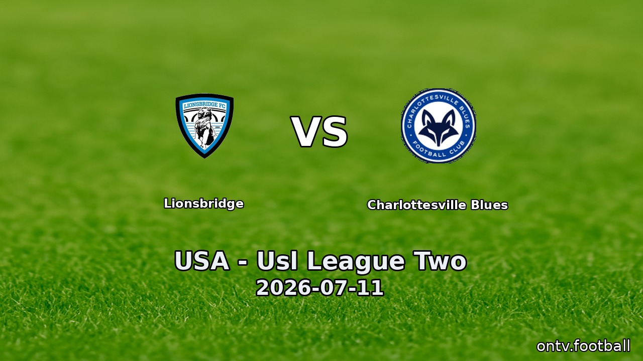 Lionsbridge vs Charlottesville Blues