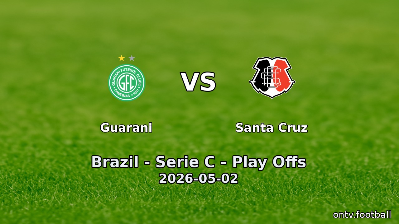 Guarani vs Santa Cruz