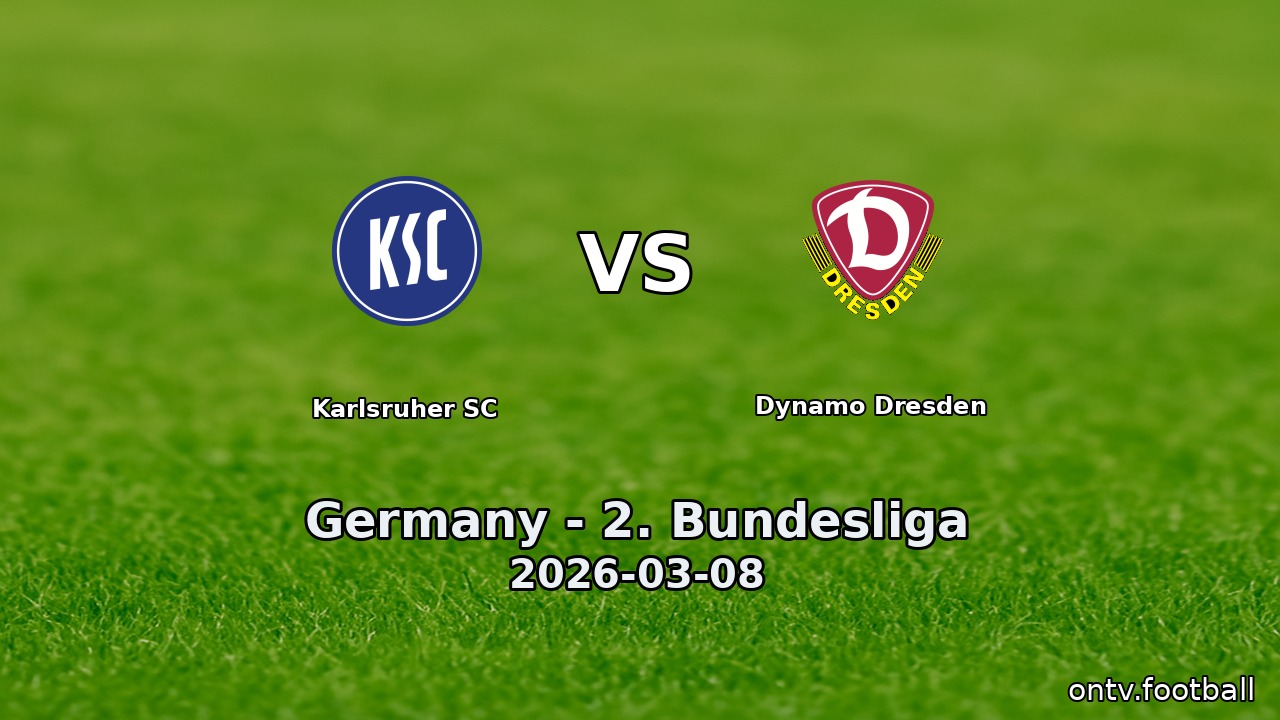 Karlsruher SC vs Dynamo Dresden