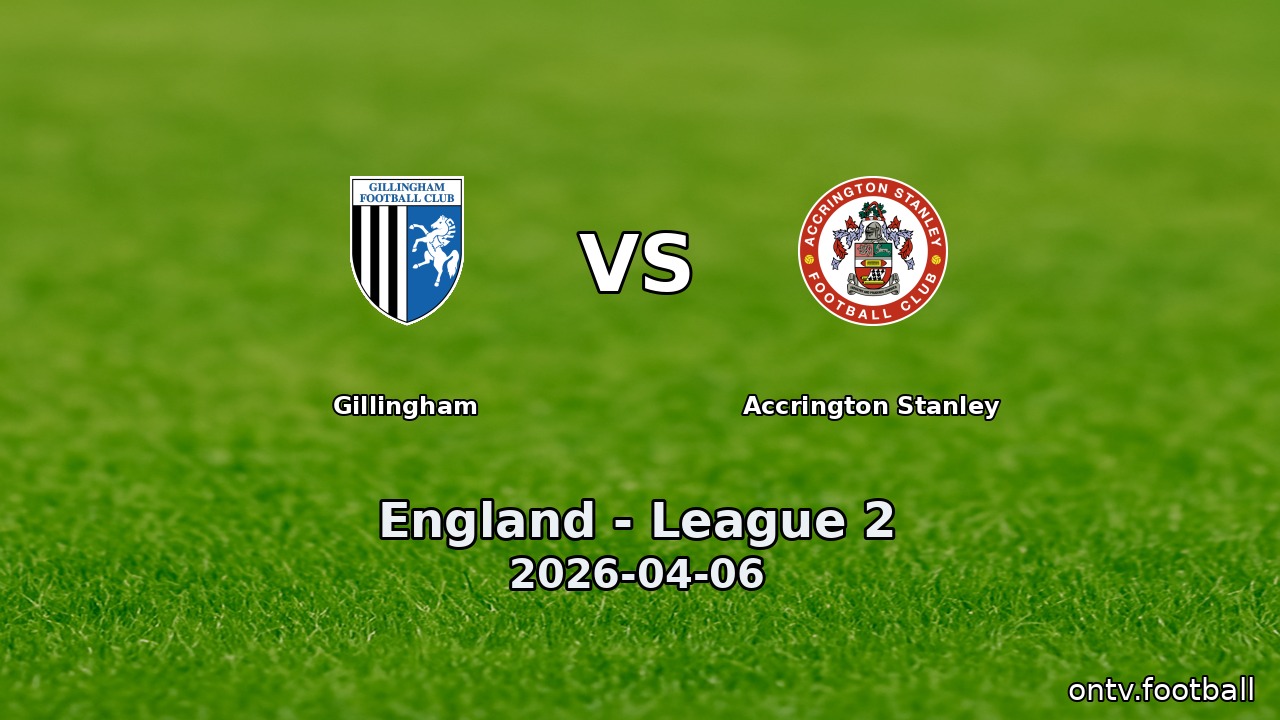 Gillingham vs Accrington Stanley