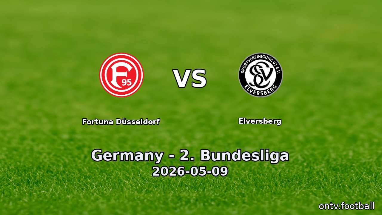 Fortuna Düsseldorf vs Elversberg